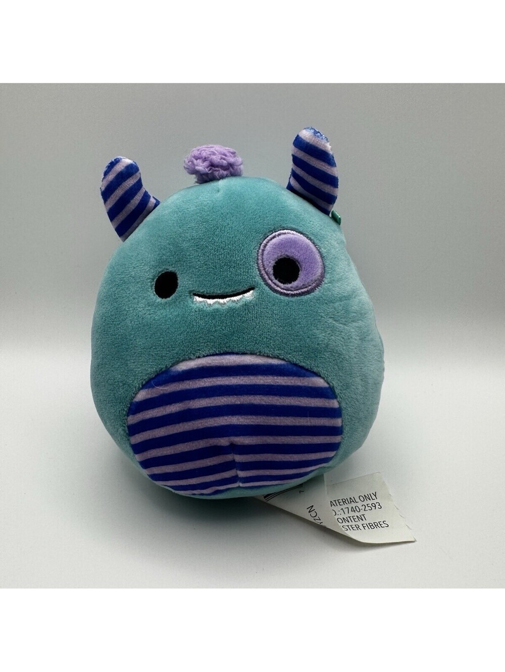 Claire's Squishmallows Blue & Purple Monster Plush, Small 6-14in, 2021